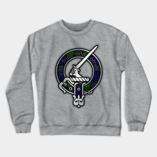 Clan Gunn Tartan Crest - Old Norse Crewneck Sweatshirt